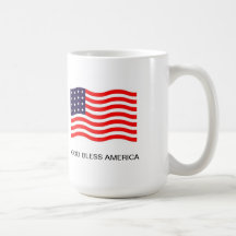 Patriotic American Flag USA Coffee Travel Mug