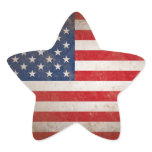 Patriotic American Flag Vintage Stars & Stripes stickers