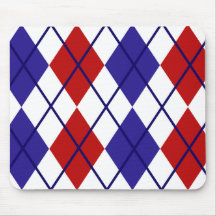 Patriotic Argyle Mousepad I
