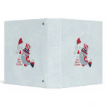 Patriotic Bird Tweets God Bless America 3 Ring Binder