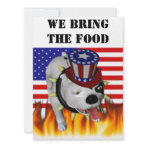 Patriotic BoBo 2 Personalized Invitations