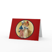 Patriotic_Boy and Girl_Card