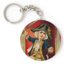 Patriotic Boy Keychain