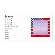 Patriotic Business Cards