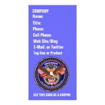 Patriotic Business Photo Card View Notes Please