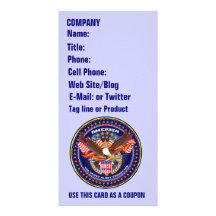 Patriotic Business Photo Card View Notes Please