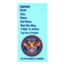 Patriotic Business Photo Card View Notes Please