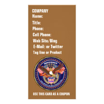 Patriotic Business Photo Card View Notes Please