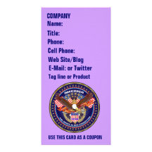 Patriotic Business Photo Card View Notes Please