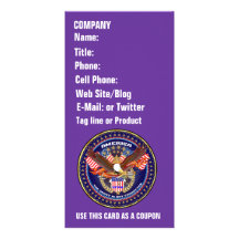 Patriotic Business Photo Card View Notes Please