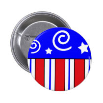Patriotic Button buttons