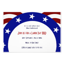 Patriotic Circle of Stars Labour Day Announcements