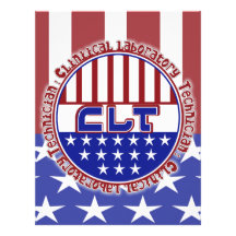 PATRIOTIC CLT CLINICAL LABORATORY TECH PERSONALIZED LETTERHEAD
