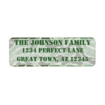 Patriotic Custom Green Army Camouflage Labels