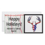Patriotic Deer Skull Photo Greeting Card
