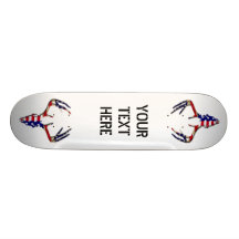Patriotic Deer Skull Skateboard Decks