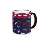 Patriotic Donkeys Mug