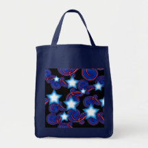 Patriotic Dreams Spiral & Stars Bag