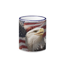 Patriotic Eagle Mug