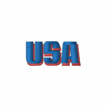 Patriotic Embroidery Polo