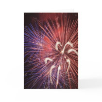 Patriotic Fireworks Card