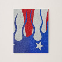 Patriotic Flames Puzzle