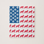 Patriotic German Shepherds Puzzle