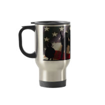 Patriotic Military Soldier Silhouettes Coffee Mug