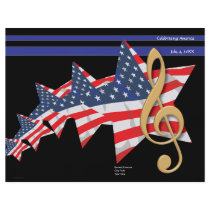 Patriotic Music Program Customizable