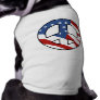 Patriotic Peace Sign pet clothing