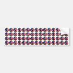 Patriotic Peace Signs Bumper Stickers