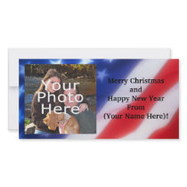 Patriotic Personalized Photo Card