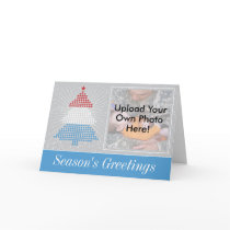 Patriotic Photo Template Season’s Greetings Card