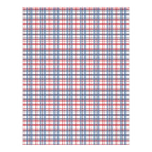 Patriotic Plaid Custom Letterhead