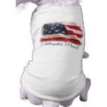 Patriotic Pooch American Flag Doggie T-shirt