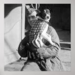 Patriotic Pooch, early 1900s Posters