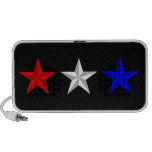 Patriotic Red, White and Blue Nautical Stars Speakers