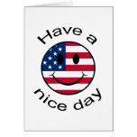 Patriotic Smiley Card