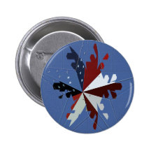 Patriotic Star Button