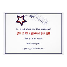 Patriotic Star Light Custom Announcement