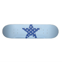 Patriotic Star Skateboard