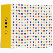 Patriotic Stars Binder