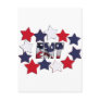 PATRIOTIC STARS EMT - EMERGENCY MEDICAL TECHNICIAN POST CARDS
