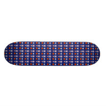 Patriotic Stars Skate Board Deck