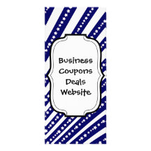 Patriotic Stars Stripes Freedom Flag 4th of July Custom Rack Cards