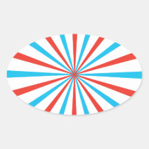 Patriotic Stripes Sticker