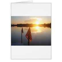 Patriotic Sunset Cards