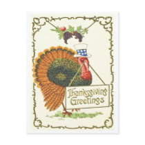Patriotic Thanksgiving postcards