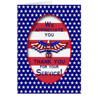 Thank You For Your Service Cards, Photocards, Invitations & More