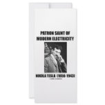 Patron Saint Of Modern Electricity (Nikola Tesla) Personalized Rack Card